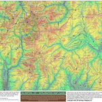 4-map Bundle of Exploration Maps in SW Colorado: Durango, Silverton, Montrose & Paonia Preview 1