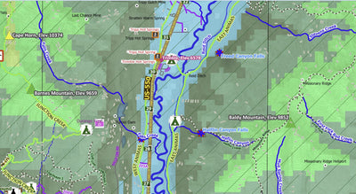 4-map Bundle of Exploration Maps in SW Colorado: Durango, Silverton, Montrose & Paonia Preview 2