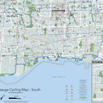 Mississauga Cycling Map 2023 South Preview 1