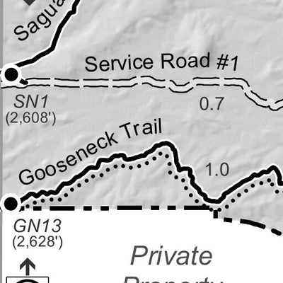 McDowell Sonoran Preserve Gooseneck (Central) Area Trails - Spring 2021 Preview 2