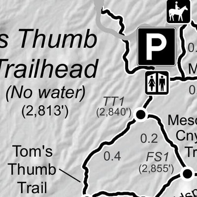 McDowell Sonoran Preserve Gooseneck (Central) Area Trails - Spring 2021 Preview 3
