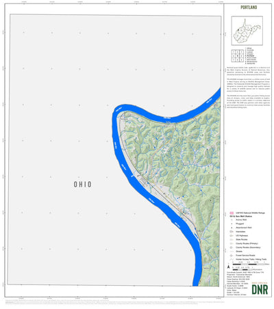 Portland Quad Topo - WVDNR Preview 1