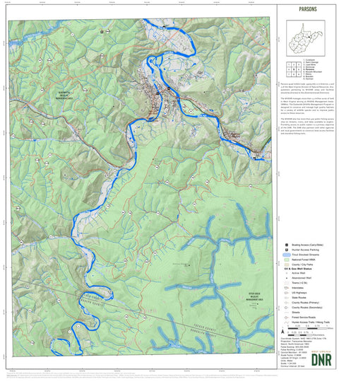 Parsons Quad Topo - WVDNR Preview 1