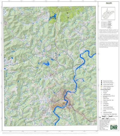 Philippi Quad Topo - WVDNR Preview 1
