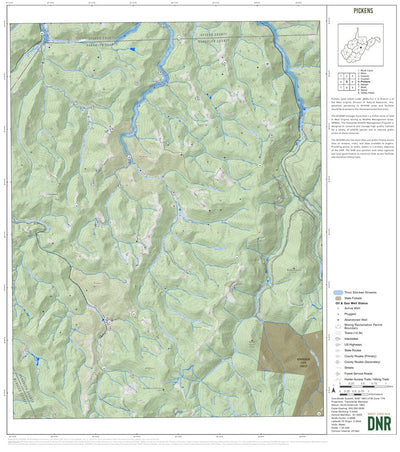 Pickens Quad Topo - WVDNR Preview 1