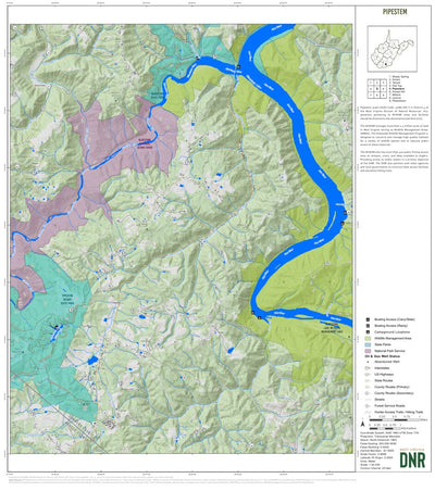 Pipestem Quad Topo - WVDNR Preview 1