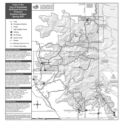 McDowell Sonoran Preserve South Area Trails - Spring 2021 Preview 1