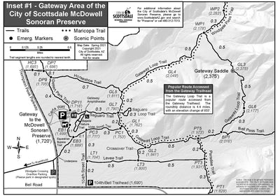 McDowell Sonoran Preserve Gateway Area Trails - Spring 2021 Preview 1
