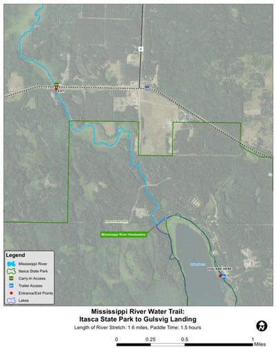 Mississippi Water Trail - Itasca State Park to Gullvig Landing Preview 1
