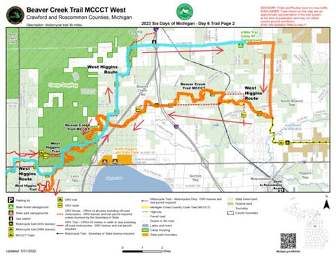 Day 6 SDM 23 Trail Maps - Page 2 Preview 1