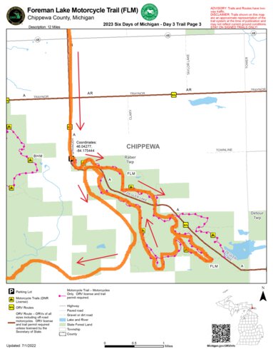 Day 3 SDM 23 Trail Maps - Page 3 Preview 1