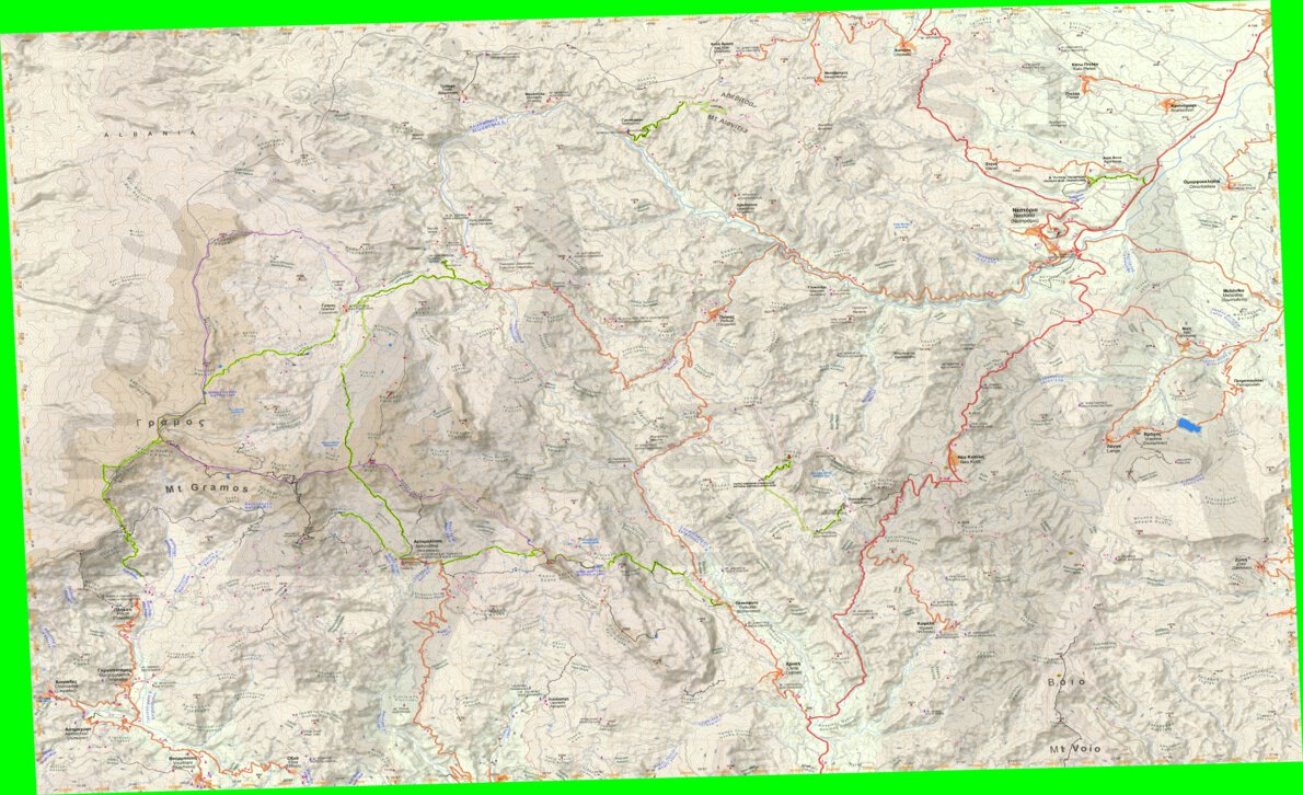 Mt Gramos, Voio Map by Anavasi editions | Avenza Maps