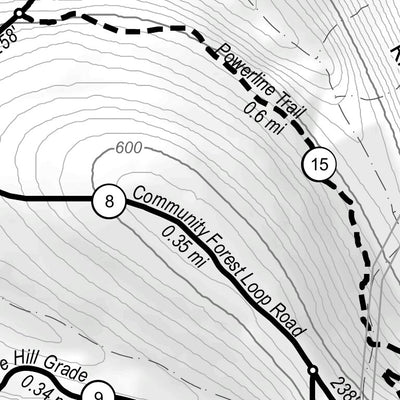 Arcata Community Forest Trail Map Preview 2