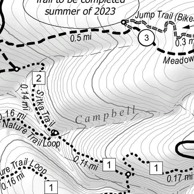 Arcata Community Forest Trail Map Preview 3