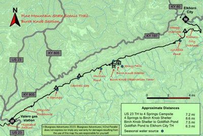 Pine Mountain State Scenic Trail: Birch Knob Section Preview 1