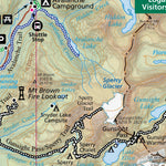 Glacier National Park Hiking Trails Map Preview 3
