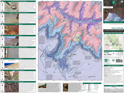 Geologic Trail Map of the Grand Canyon: Hermit Trail (One Side Only) Preview 1