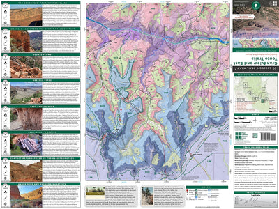 Geologic Trail Map of the Grand Canyon: Grandview and East Tonto Trails (One Side Only) Preview 1