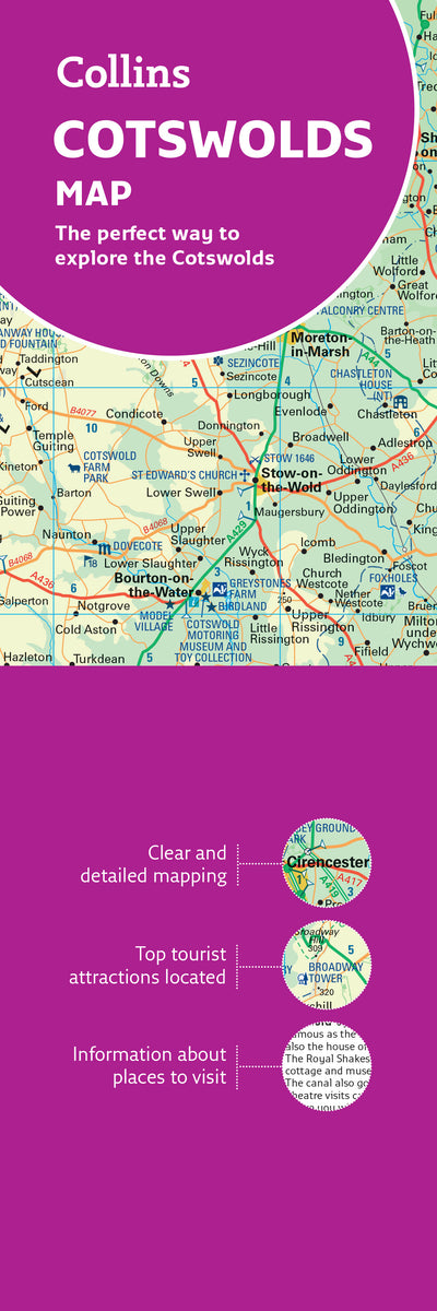 Collins Cotswolds Map Preview 1