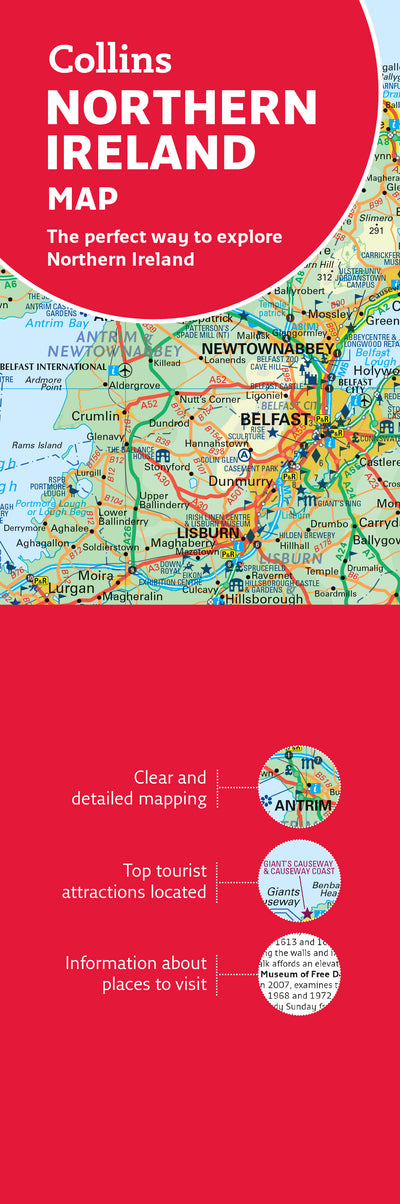Collins Northern Ireland Map Preview 1