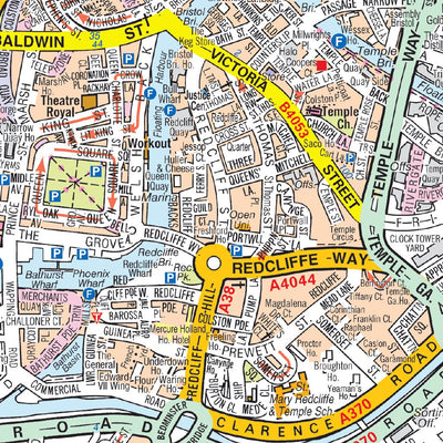 Bristol A-Z street map Preview 2