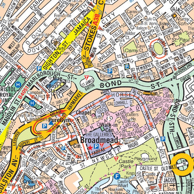 Bristol A-Z street map Preview 3