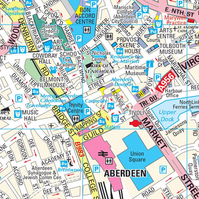 Collins Aberdeen Map Preview 3