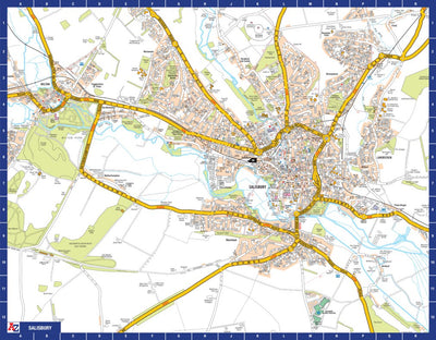 Salisbury A-Z Street Map Preview 1