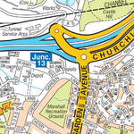 Folkestone A-Z street map Preview 2