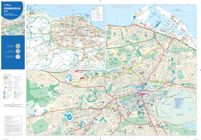 Collins Edinburgh Map Preview 1