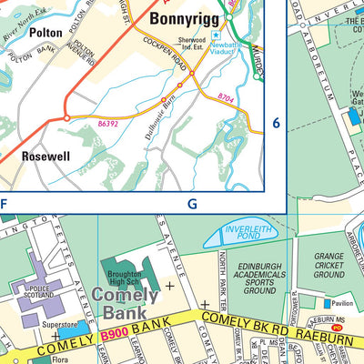 Collins Edinburgh Map Preview 2