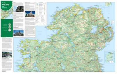 Collins Ireland Map - North Preview 1