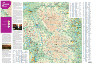 Collins Pennines Map - North Preview 1