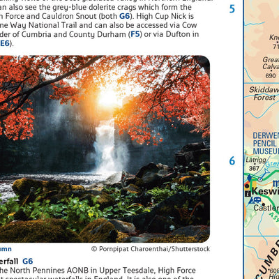 Collins Pennines Map - North Preview 3