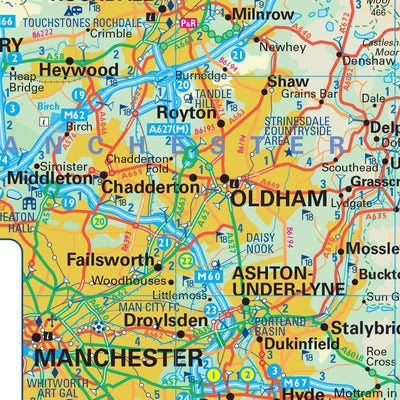 Collins Pennines Map - South Preview 2