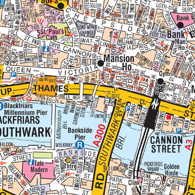 Central London A-Z street map Preview 2