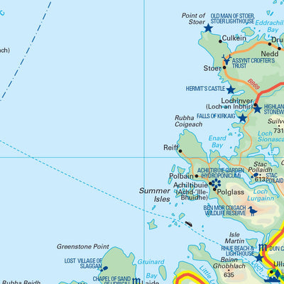 Collins Scotland Map - North Preview 2