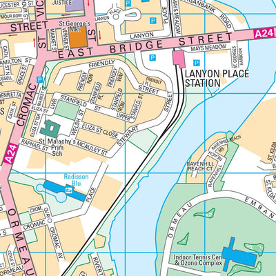 Collins Belfast Map Preview 2