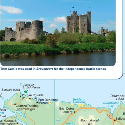 Collins Ireland Film and TV Map - North Preview 3