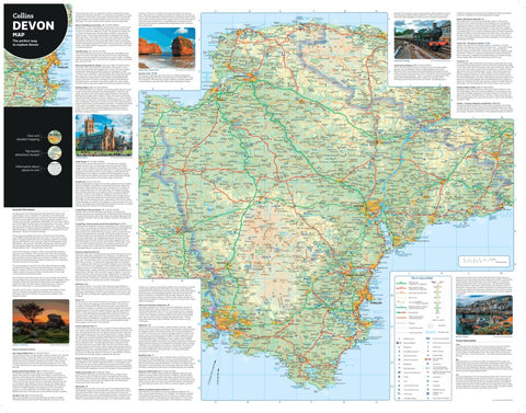 Collins Devon Map Preview 1