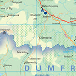 Collins Dumfries and Galloway Map - West Preview 2