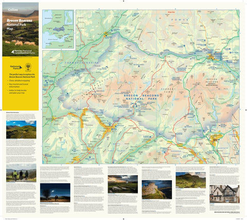 Brecon Beacons National Park Map - West Preview 1
