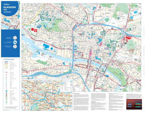 Collins Glasgow Map Preview 1