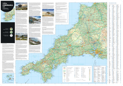 Collins Cornwall Map Preview 1