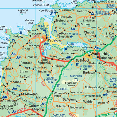 Collins Cornwall Map Preview 2