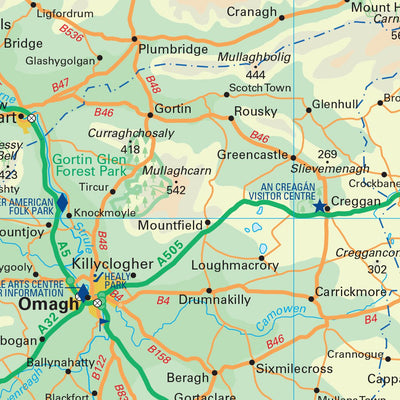 Collins Northern Ireland Map Preview 2