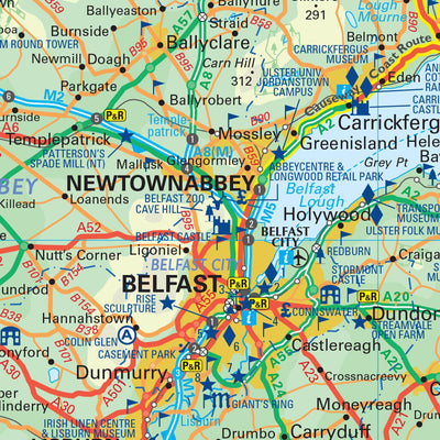 Collins Northern Ireland Map Preview 3