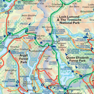Collins Scotland Map - South Preview 3