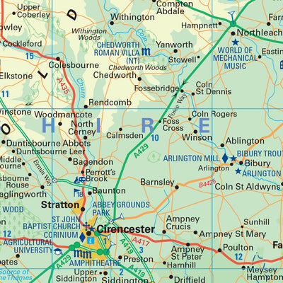 Collins Cotswolds Map Preview 2