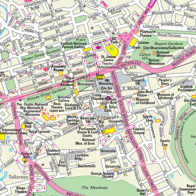 Collins Touring Map of Scotland - South Preview 3
